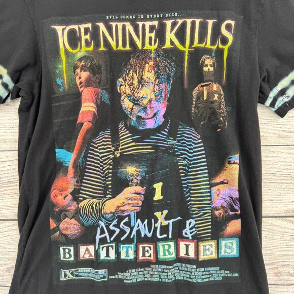 Ice Nine Kills Graphic Band T-Shirt Adult M Black Assault & Batteries - Picture 3 of 7